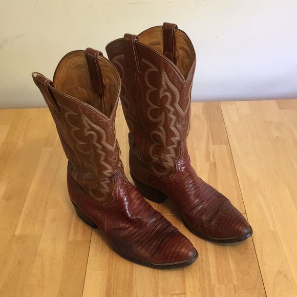 tony lama lizard skin boots